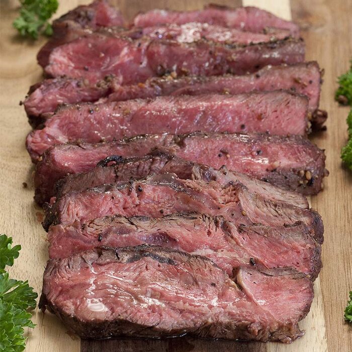 Brahman beef flatiron steak