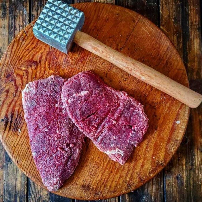 Brahman beef Cube steaks