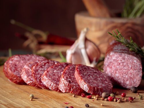 Brahman beef salami